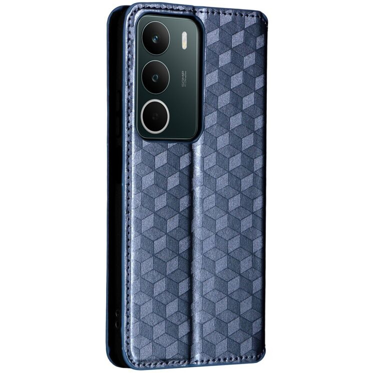 Чохол Deexe Rhombus Book для Realme C71 - Blue: фото 6 з 6