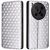 Чехол Deexe Rhombus Book для ZTE Nubia V70 Max - Silver: фото 1 из 10
