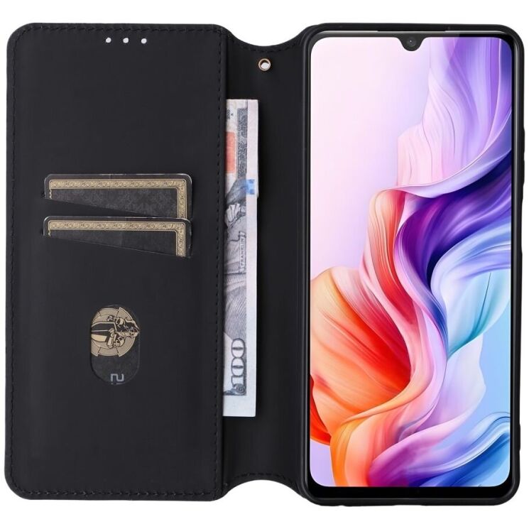Чехол Deexe Rhombus Book для ZTE Nubia V70 Max - Silver: фото 2 из 10