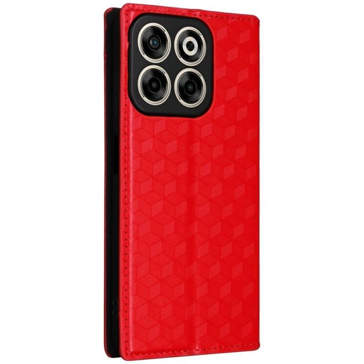 Чехол Deexe Rhombus Book для ZTE Nubia V70 - Red: фото 7 из 7