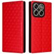 Чехол Deexe Rhombus Book для ZTE Nubia V70 - Red (381500R)