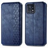 Чохол Deexe Rhombus Wallet для Motorola Edge 40 Pro - Blue (325226L)