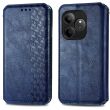 Чехол Deexe Rhombus Wallet для Realme GT 6 - Blue (357810L)