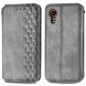 Чехол Deexe Rhombus Wallet для Samsung Galaxy Xcover 7 (G556) - Grey (349714H). Фото 1 из 11