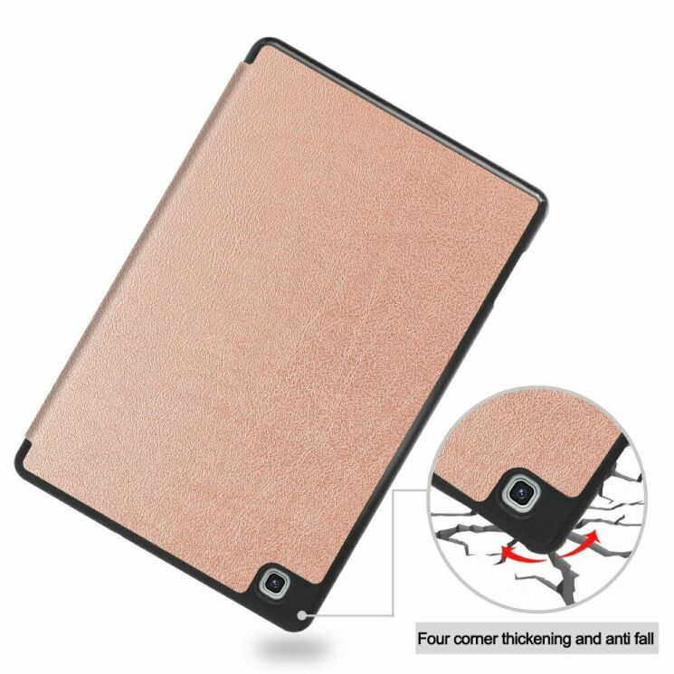 Чохол Deexe Smart Cover для Samsung Galaxy Tab S6 lite / S6 Lite (2022/2024) - Rose Gold: фото 7 з 9