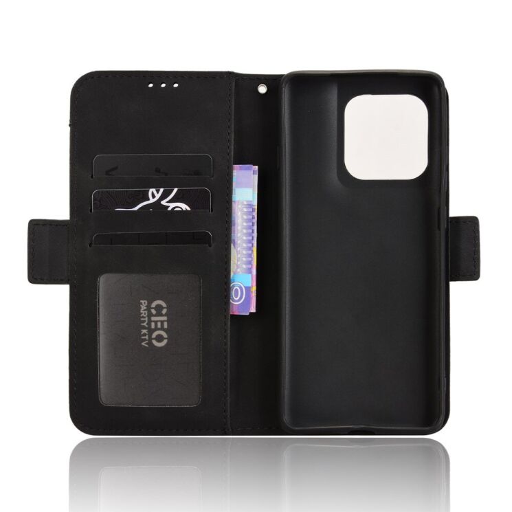 Чехол Deexe Wallet Stand для Motorola Edge 60 / Edge 60 Fusion - Black: фото 4 из 13