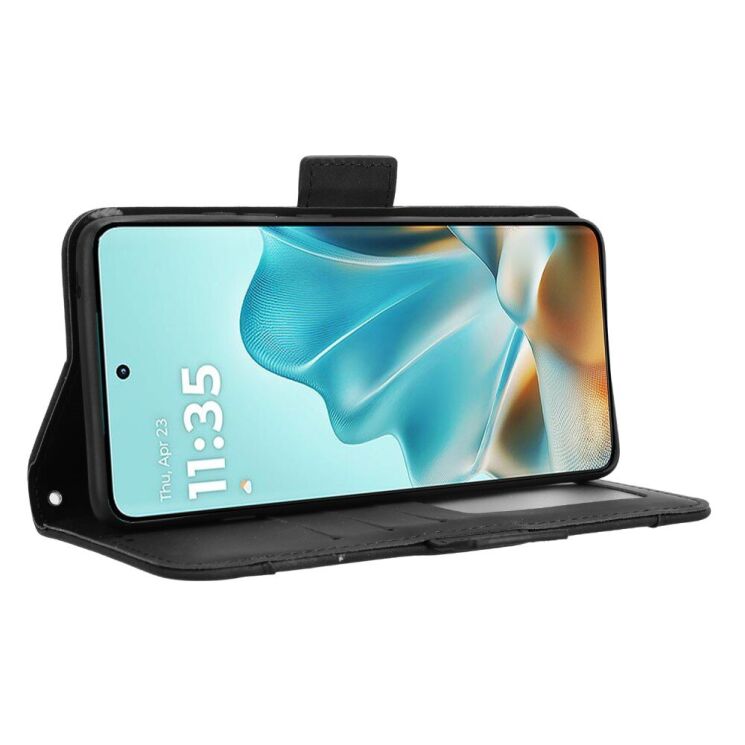 Чехол Deexe Wallet Stand для Motorola Edge 60 / Edge 60 Fusion - Black: фото 6 из 13