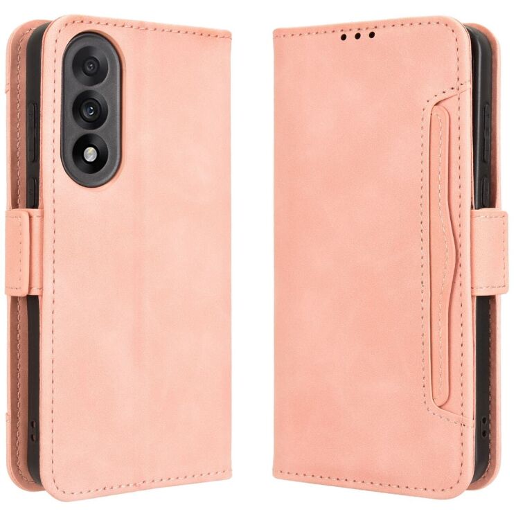 Чехол Deexe Wallet Stand для OnePlus Nord 5 / Ace 5 Ultra - Pink: фото 1 из 15
