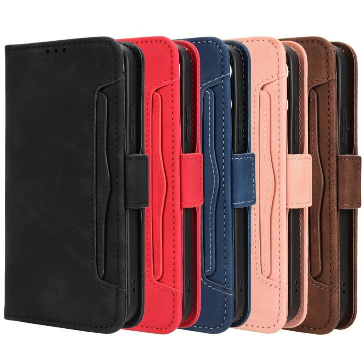 Чехол Deexe Wallet Stand для OPPO Reno 14 FS 5G - Black: фото 7 из 13