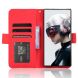 Чехол Deexe Wallet Stand для ZTE Nubia Red Magic 5G - Red (294607R). Фото 3 из 7