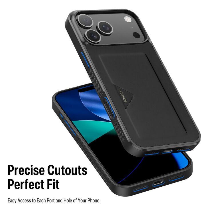 Чохол DUX DUCIS Pocard Series для Apple iPhone 17 Pro - Black: фото 9 з 12