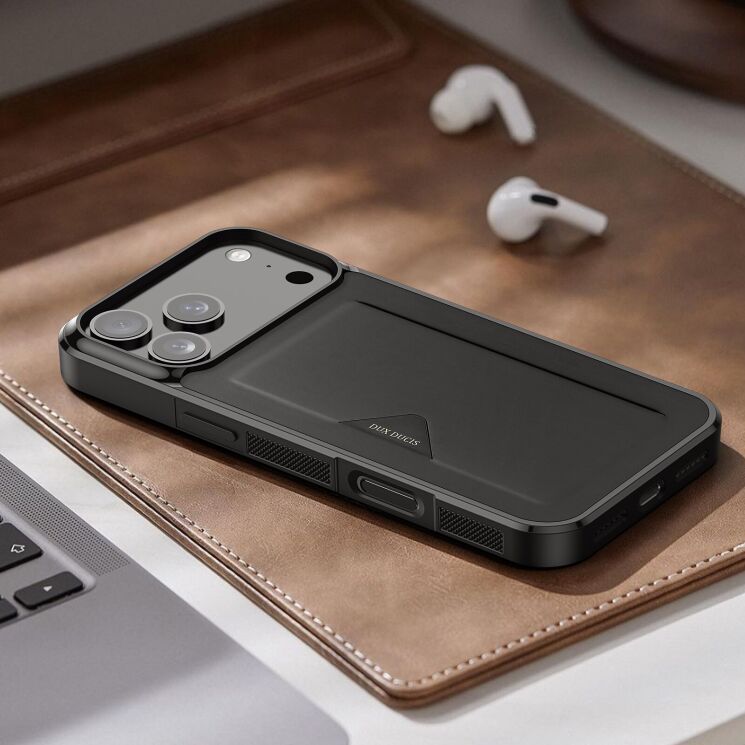 Чохол DUX DUCIS Pocard Series для Apple iPhone 17 Pro - Black: фото 10 з 12