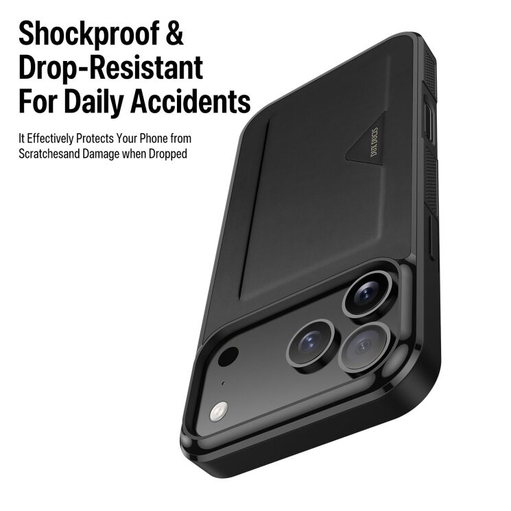 Чохол DUX DUCIS Pocard Series для Apple iPhone 17 Pro - Black: фото 8 з 12