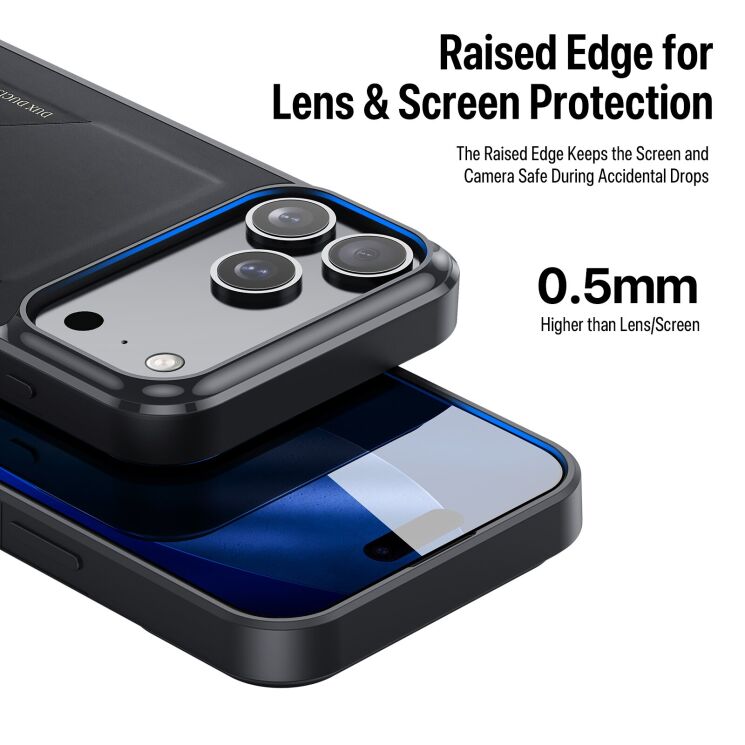 Чохол DUX DUCIS Pocard Series для Apple iPhone 17 Pro - Black: фото 7 з 12