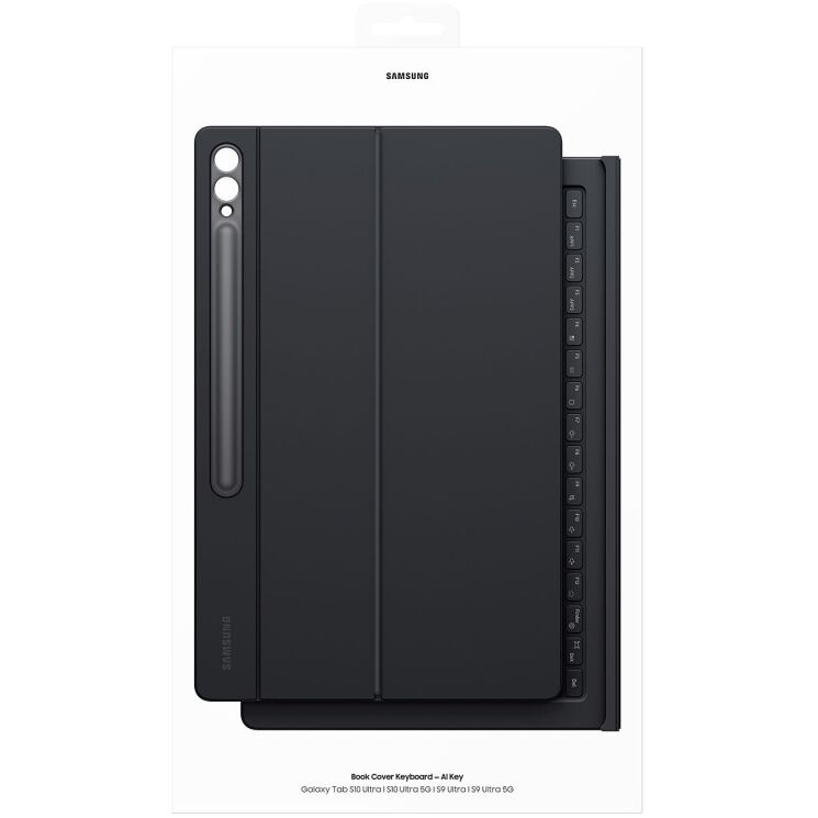 Чохол-клавіатура Book Cover Keyboard AI Key для Samsung Galaxy Tab S10 Ultra / S9 Ultra (X920/926/910/916) EF-DX925BBEGUA - Black: фото 11 з 11