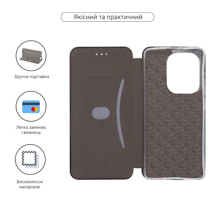 Чехол-книжка ArmorStandart G-Case для Xiaomi Redmi Note 14S - Black: фото 3 из 3