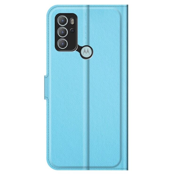 Чехол-книжка Deexe Book Type для Motorola Moto G60s - Blue: фото 4 из 8