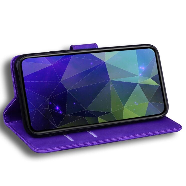 Чехол-книжка Deexe Classic Series для Infinix Hot 20i (X665E) - Purple: фото 3 из 8
