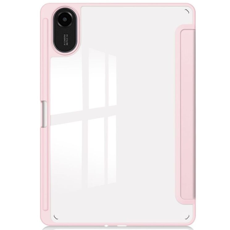 Чехол-книжка Deexe Crystal Back для Xiaomi Redmi Pad 2 - Pink: фото 2 из 8