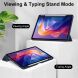 Чехол-книжка Deexe Crystal Back для Xiaomi Redmi Pad 2 - Dark Blue (383207DB). Фото 4 из 8