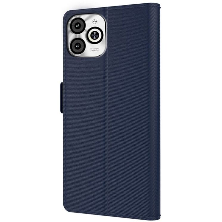 Чехол-книжка Deexe Eclipse Wallet для Infinix Smart 8 - Blue: фото 3 из 9