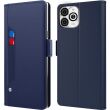 Чехол-книжка Deexe Eclipse Wallet для Infinix Smart 8 - Blue (344128L)