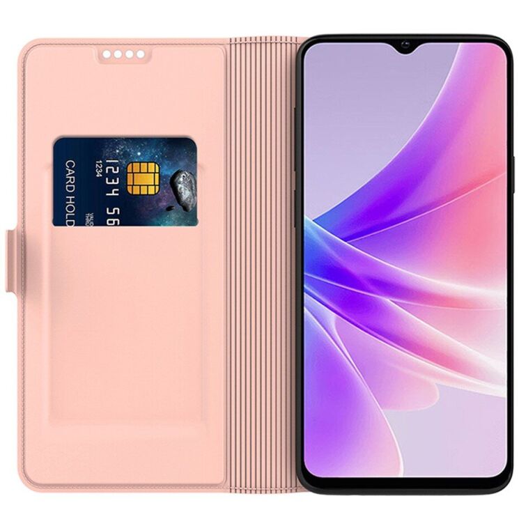 Чехол-книжка Deexe Faro Wallet для OPPO Reno 15 Pro - Rose Gold: фото 2 из 7