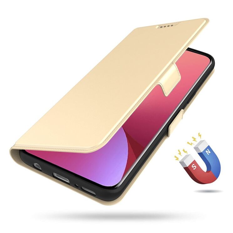Чехол-книжка Deexe Faro Wallet для Xiaomi 14T Pro - Gold: фото 4 из 7