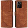 Чехол-книжка Deexe Lines Series для HMD Pulse / Pulse Pro / Pulse Plus - Brown (354414Z)