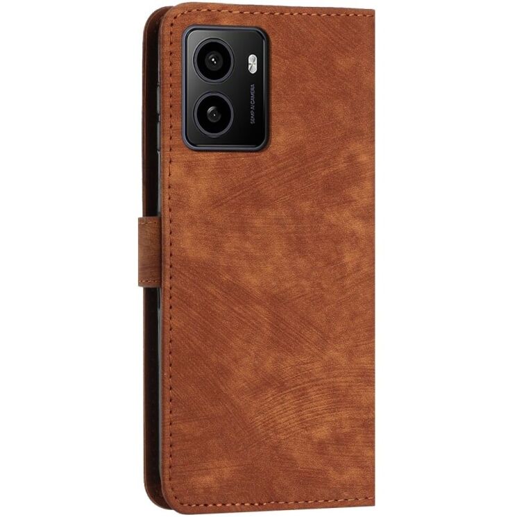 Чехол-книжка Deexe Lines Series для HMD Pulse / Pulse Pro / Pulse Plus - Brown: фото 5 из 12