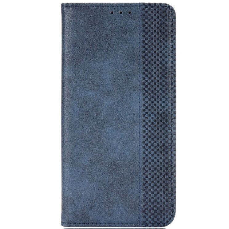 Чехол-книжка Deexe Retro Style для Motorola Edge 70 Max - Blue (435506L) Чехол-книжка Deexe Retro Style для Motorola Edge 70 Max - Blue: фото 4 из 18