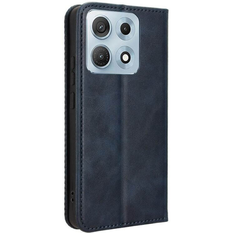 Чехол-книжка Deexe Retro Style для Motorola Edge 70 Max - Blue (435506L) Чехол-книжка Deexe Retro Style для Motorola Edge 70 Max - Blue: фото 8 из 18