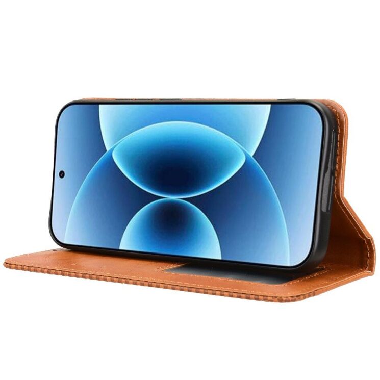 Чохол-книжка Deexe Retro Style для Xiaomi 17 - Brown (390631Z) Чохол-книжка Deexe Retro Style для Xiaomi 17 - Brown: фото 7 з 19