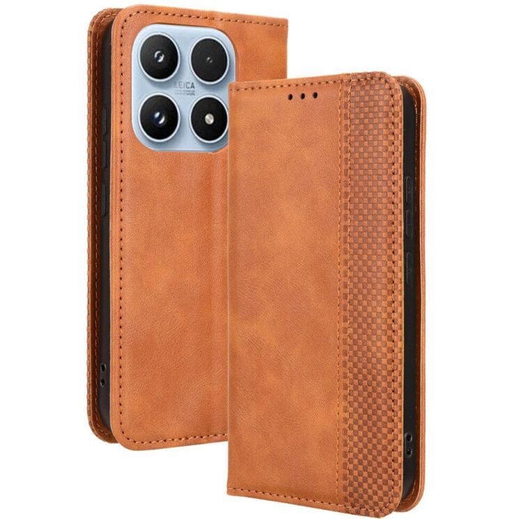 Чохол-книжка Deexe Retro Style для Xiaomi 17 - Brown (390631Z) Чохол-книжка Deexe Retro Style для Xiaomi 17 - Brown: фото 1 з 19