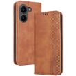 Чехол-книжка Deexe Retro Style для Xiaomi Poco X8 Pro - Brown (409000Z)