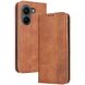 Чехол-книжка Deexe Retro Style для Xiaomi Poco X8 Pro - Brown (409000Z). Фото 1 из 20
