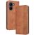 Чехол-книжка Deexe Retro Style для Xiaomi Poco X8 Pro - Brown: фото 1 из 20