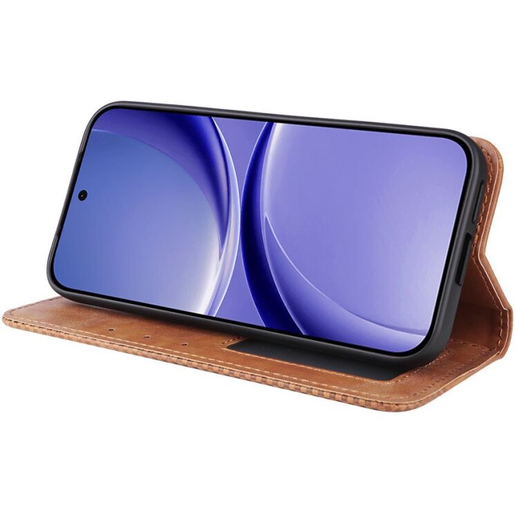 Чехол-книжка Deexe Retro Style для Xiaomi Poco X8 Pro - Brown: фото 7 из 20