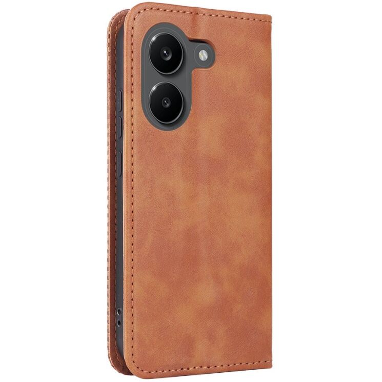 Чехол-книжка Deexe Retro Style для Xiaomi Poco X8 Pro - Brown: фото 8 из 20