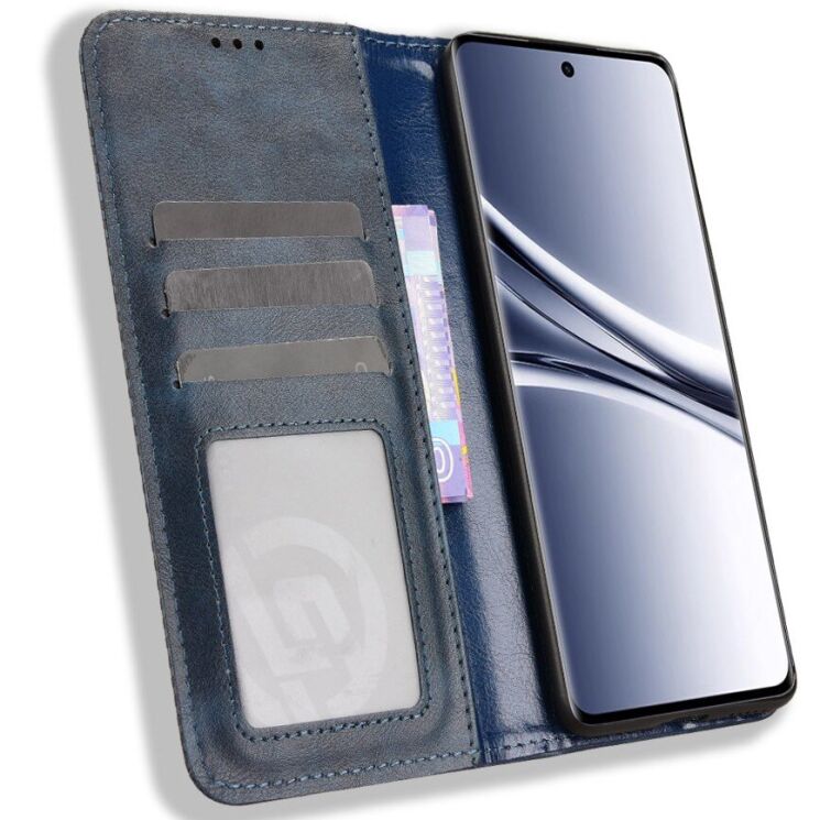 Чехол-книжка Deexe Retro Style для Xiaomi Redmi Note 15 (4G/5G) / Poco M8 5G - Blue: фото 6 из 8