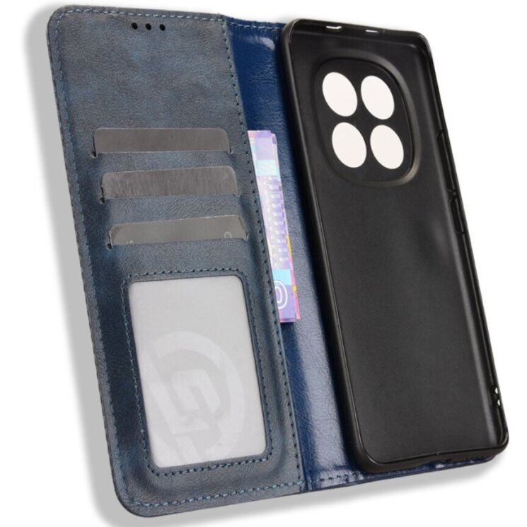 Чехол-книжка Deexe Retro Style для Xiaomi Redmi Note 15 (4G/5G) / Poco M8 5G - Blue: фото 5 из 8