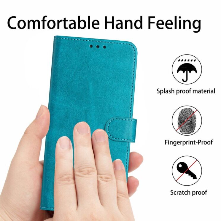 Чехол-книжка Deexe Stage Case для Infinix Hot 40 / 40 Pro / Tecno Spark 20 Pro - Sapphire: фото 6 из 10