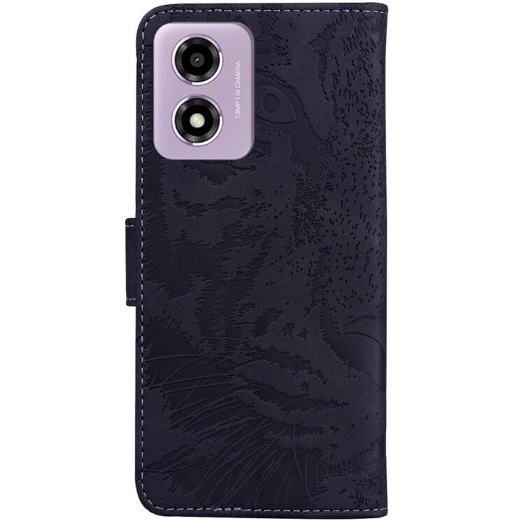 Чохол-книжка Deexe Tiger для Motorola Moto E14 / G04s - Black: фото 6 з 7