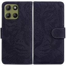 Чехол-книжка Deexe Tiger для Motorola Moto G15 - Black: фото 1 из 7