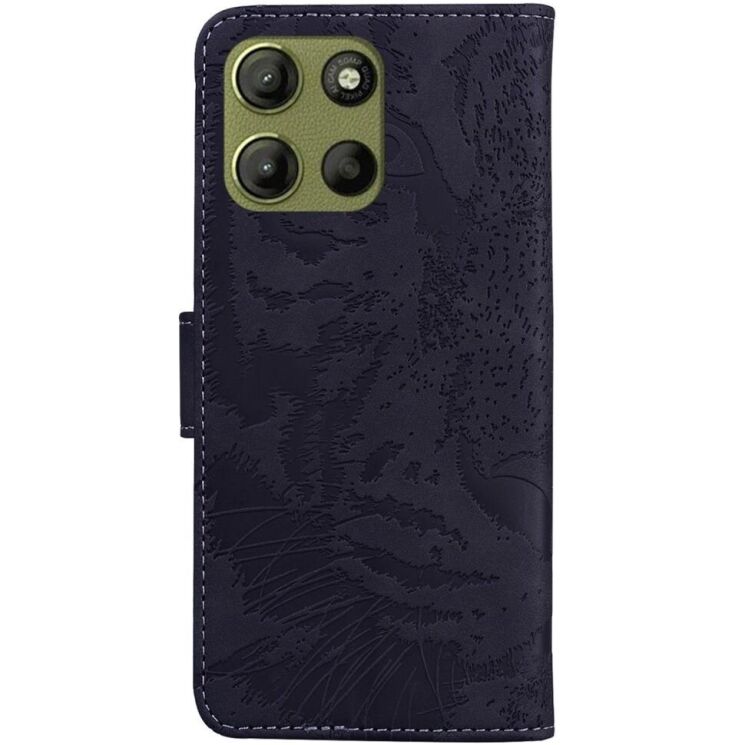 Чохол-книжка Deexe Tiger для Motorola Moto G15 - Black: фото 6 з 7