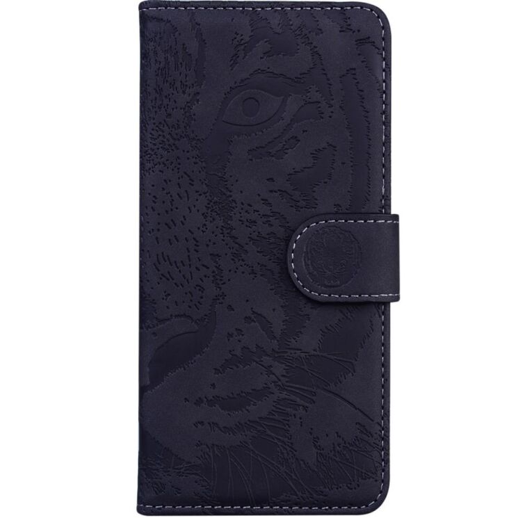 Чохол-книжка Deexe Tiger для OPPO Reno 12 F/FS - Black: фото 5 з 7