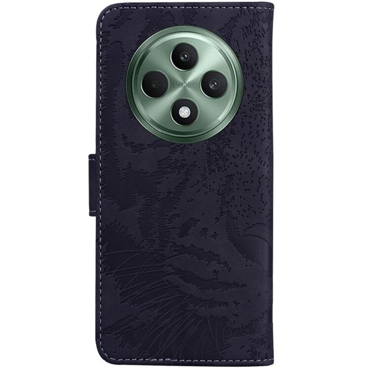 Чохол-книжка Deexe Tiger для OPPO Reno 12 F/FS - Black: фото 6 з 7