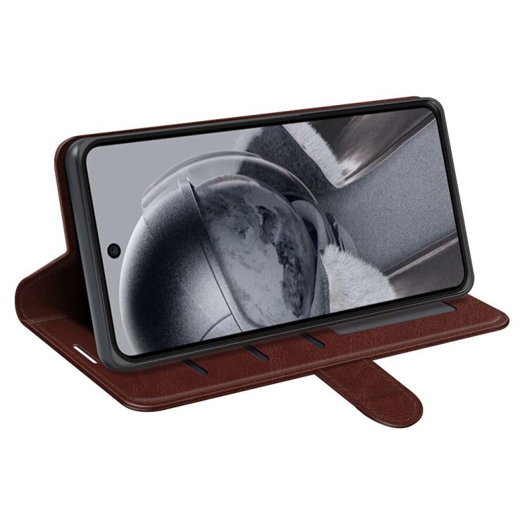 Чохол-книжка Deexe Wallet Style для HMD Pulse / Pulse Pro / Pulse Plus - Brown: фото 3 з 6