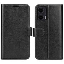 Чехол-книжка Deexe Wallet Style для Motorola Moto G35 - Black: фото 1 из 10