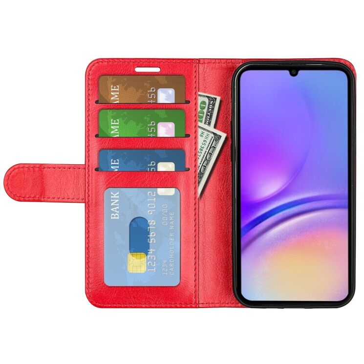 Чехол-книжка Deexe Wallet Style для Samsung Galaxy A07 (A075) - Red: фото 5 из 9